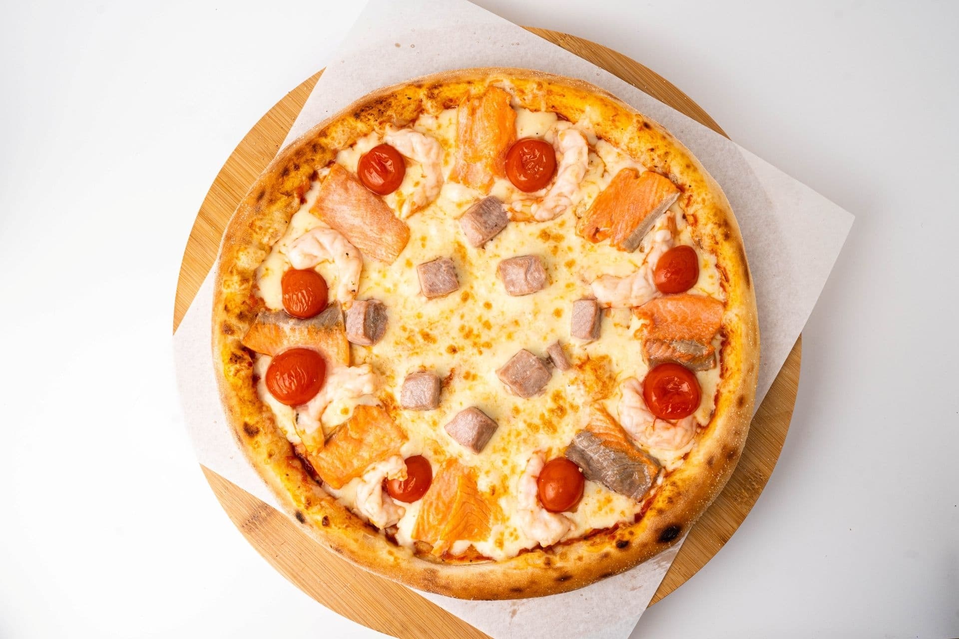 Пицца с морепродуктами
